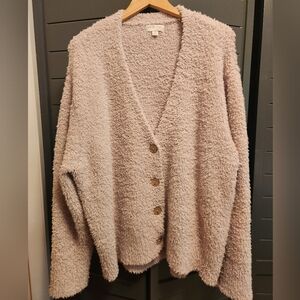 Barefoot Dreams Cozychic cream cardigan, women's 3X